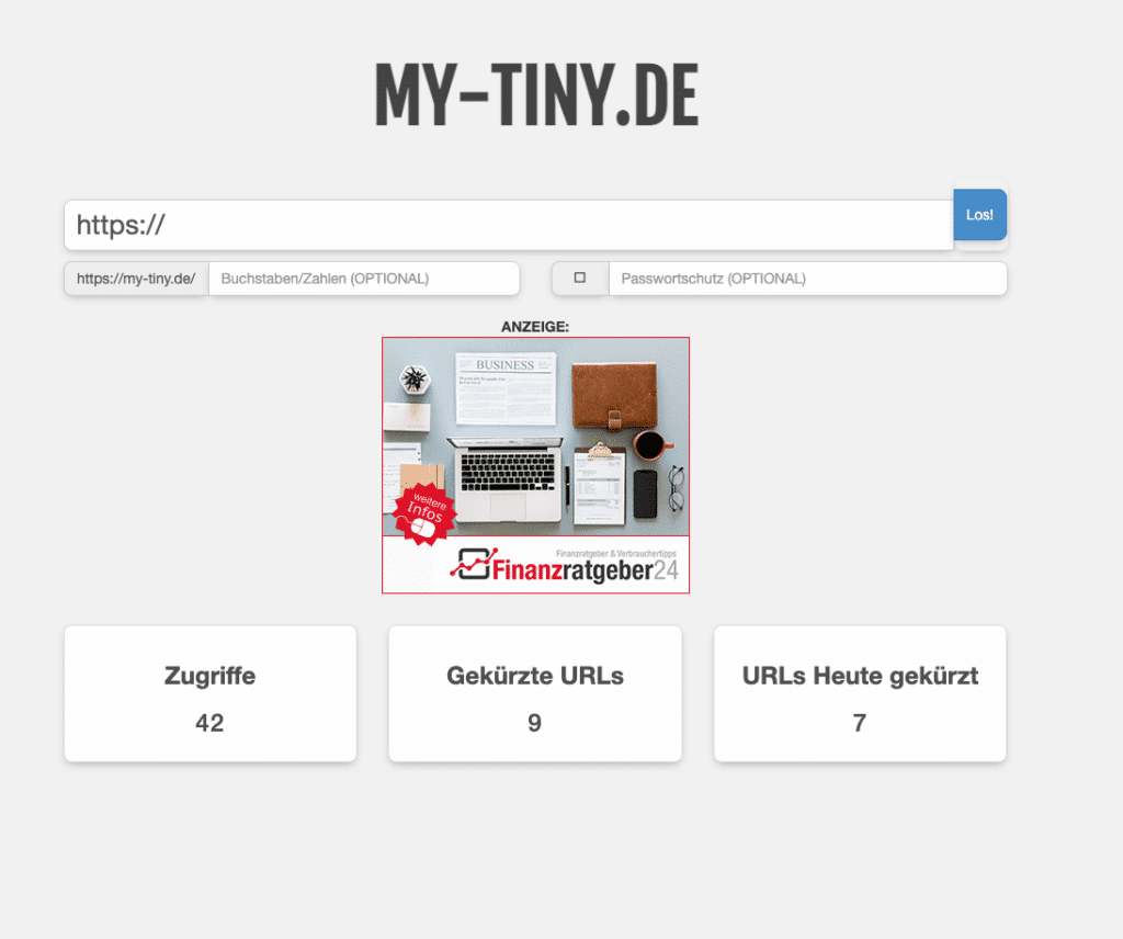 URL Verkürzer My-Tiny